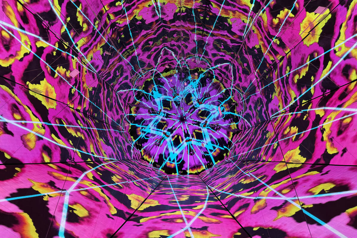 The "Four Seasons" kaleidoscope room at the Infinity Museum, which opened Thursday, Aug. 28, 20 ...