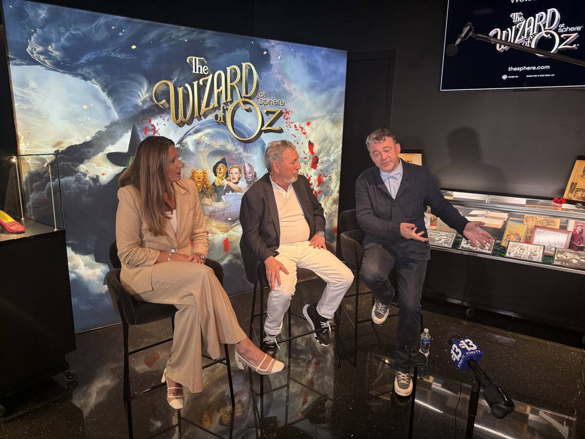 Sphere President and Chief Operating Officer Jennifer Koester, left, and Sphere Entertainment C ...