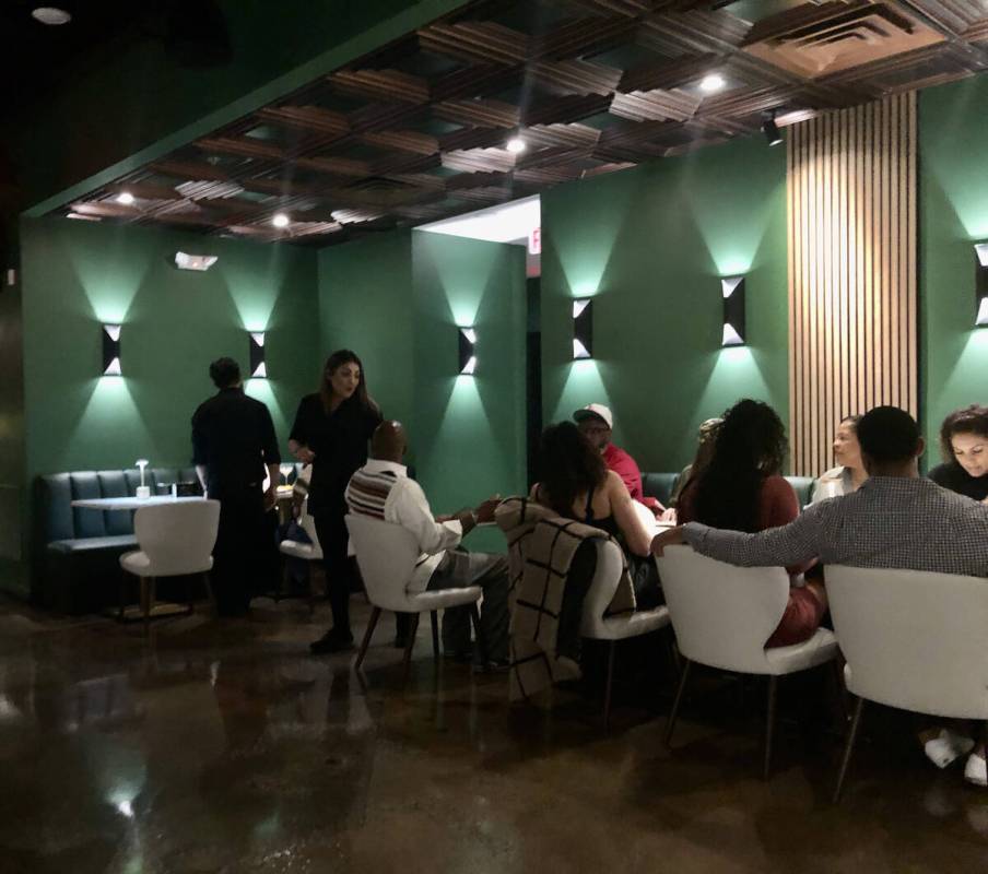 The lounge at CC Speakeasy, which lies hidden behind Craft Creamery ice cream shop in downtown ...
