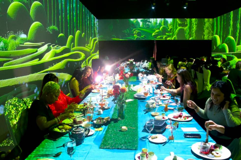Teatime in Wonderland, the "Alice in Wonderland"-inspired experience at Electric Playhouse on t ...