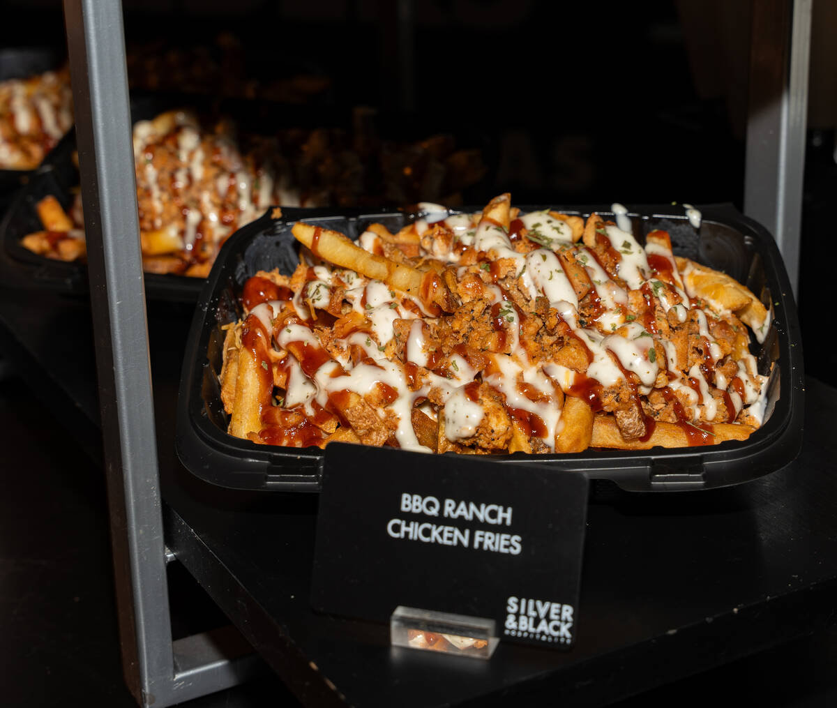BBQ ranch chicken fries are one of the new items offered at the Mr. Fries Man station at Allegi ...