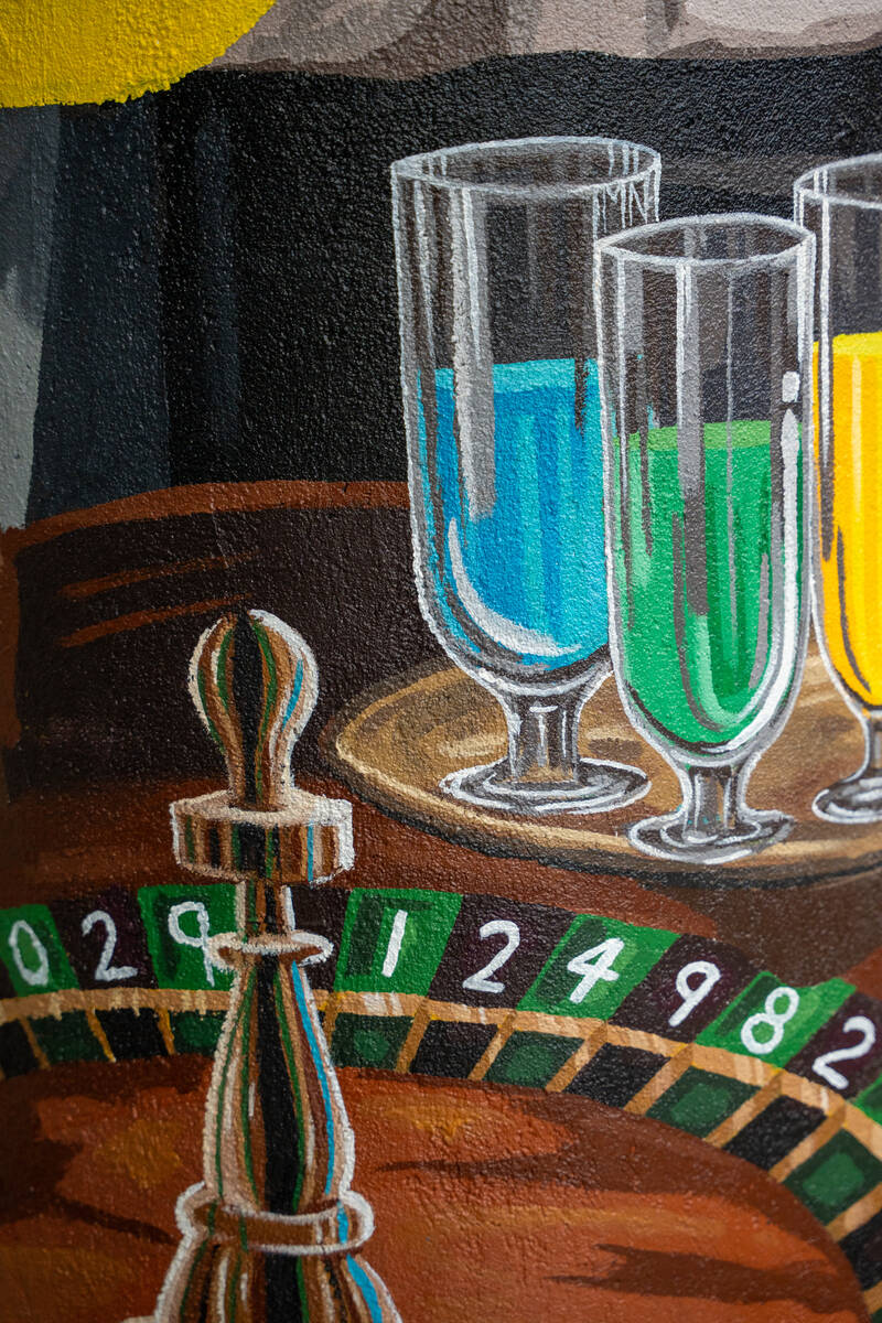 Murals depicting the history of the Historic Westside are painted on the pillars of the Pearson ...