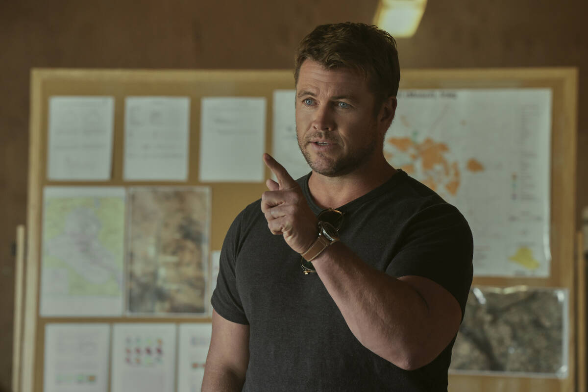 Jules Landry (Luke Hemsworth) in a scene from “The Terminal List: Dark Wolf.” (Amazon MGM S ...