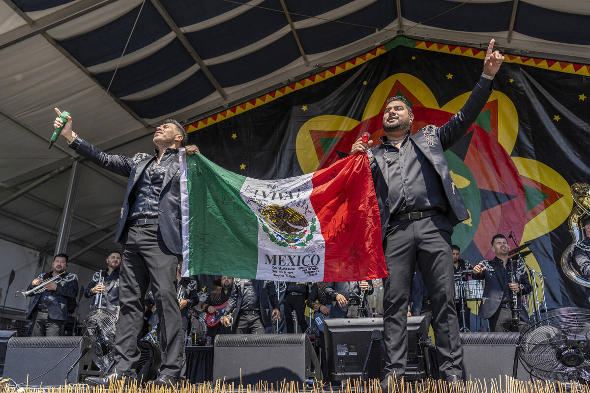 Banda MS de Sergio Lizarraga perform during the second weekend of the New Orleans Jazz & He ...