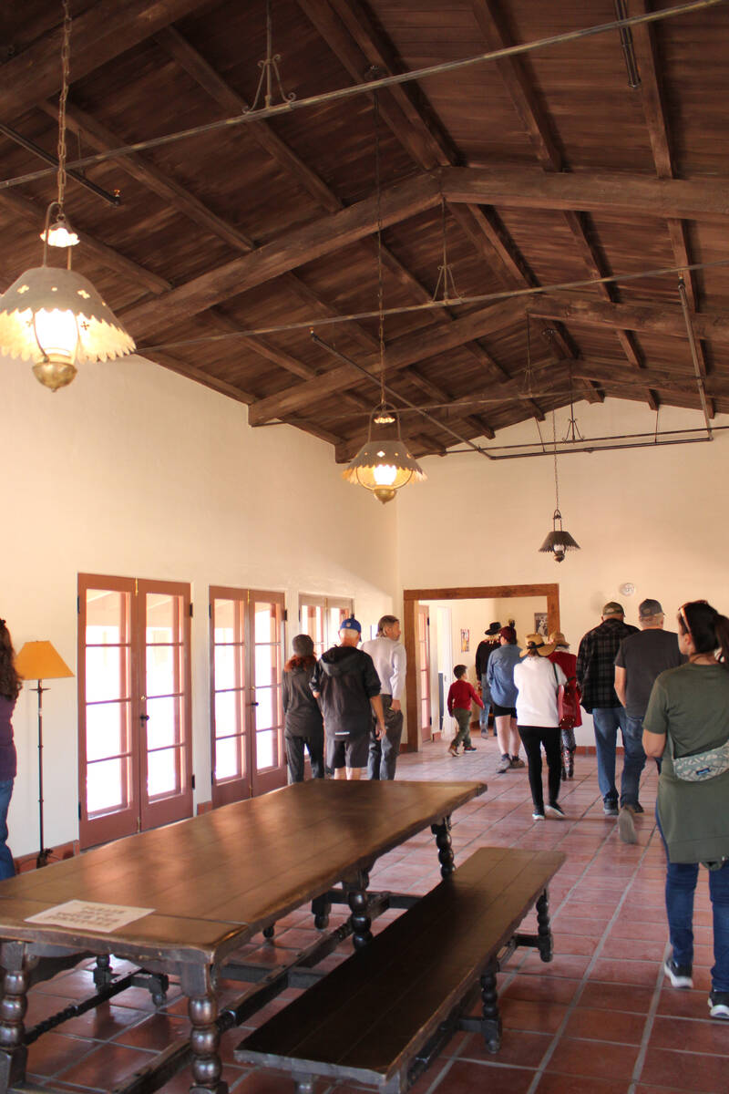 Visitors on a tour of Walking Box Ranch, south of Las Vegas. (Kassidy Whetstone/Friends of Avi ...