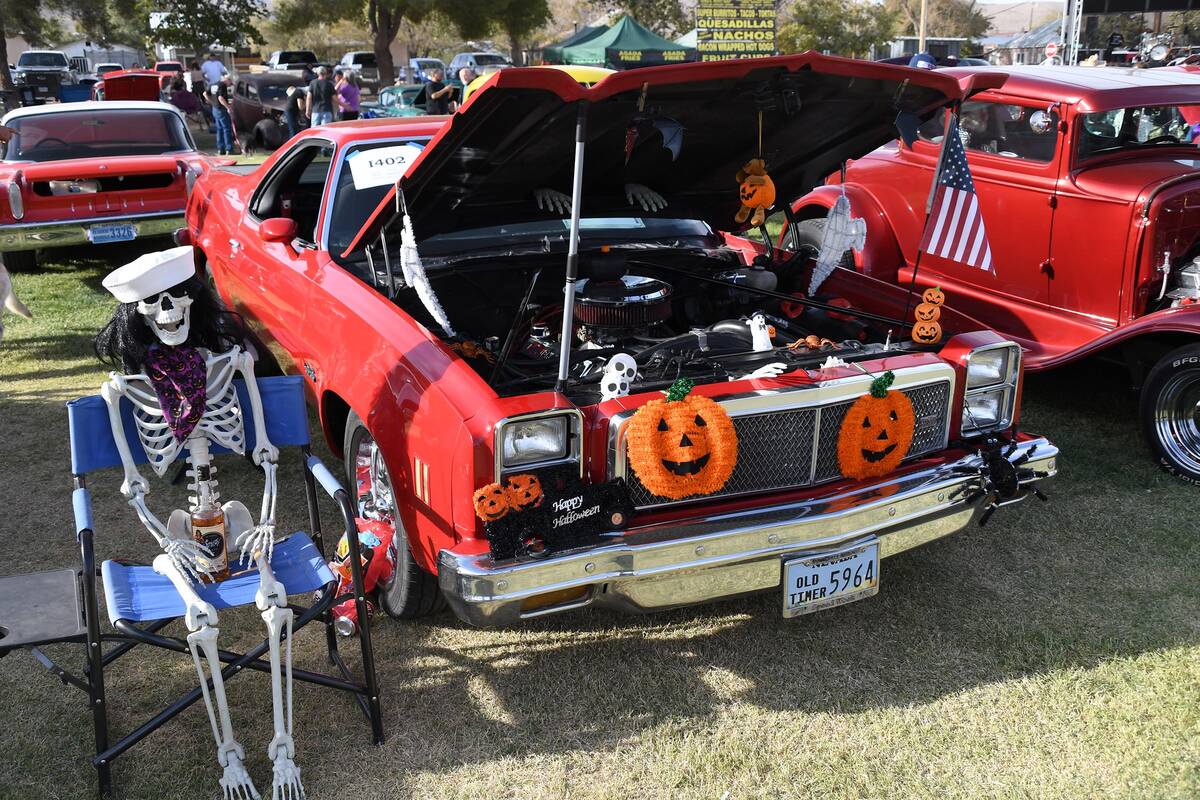 The car show is shown at Beatty Days. (Beatty Chamber of Commerce)