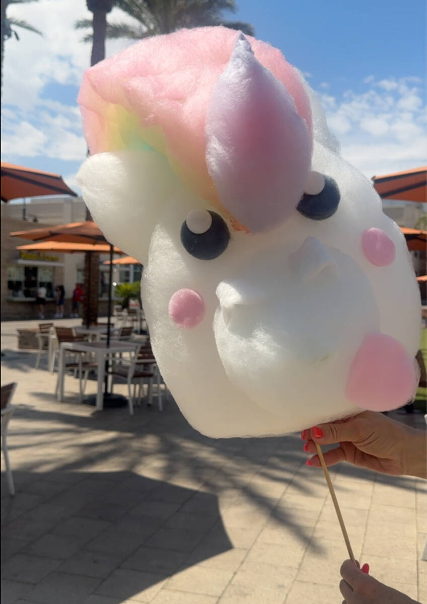 Puffy Cotton Candy at Town Square in Las Vegas, Nevada on September 3, 2025. (JJ Snyder/Neon)