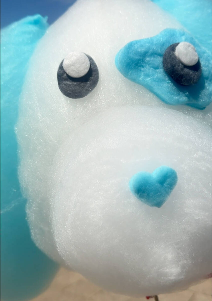 Puffy Cotton Candy at Town Square in Las Vegas, Nevada on September 3, 2025. (JJ Snyder/Neon)