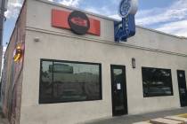 The exterior of the closed Yu-Or-Mi Sushi & Sake Bar in downtown Las Vegas is see on Sept. 3, 2 ...