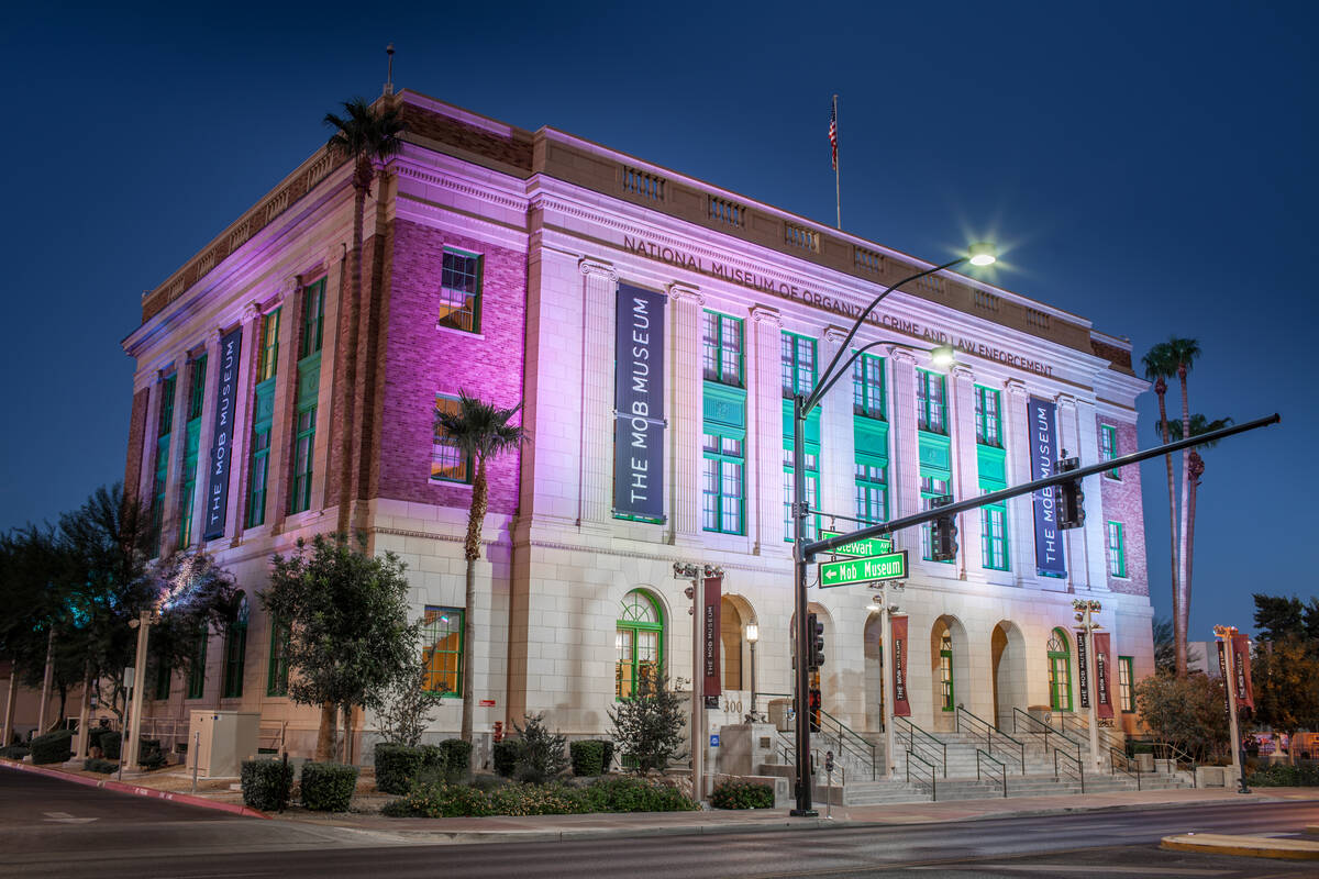 The Mob Museum in downtown Las Vegas is debuting a walled open-air cocktail lounge and event sp ...