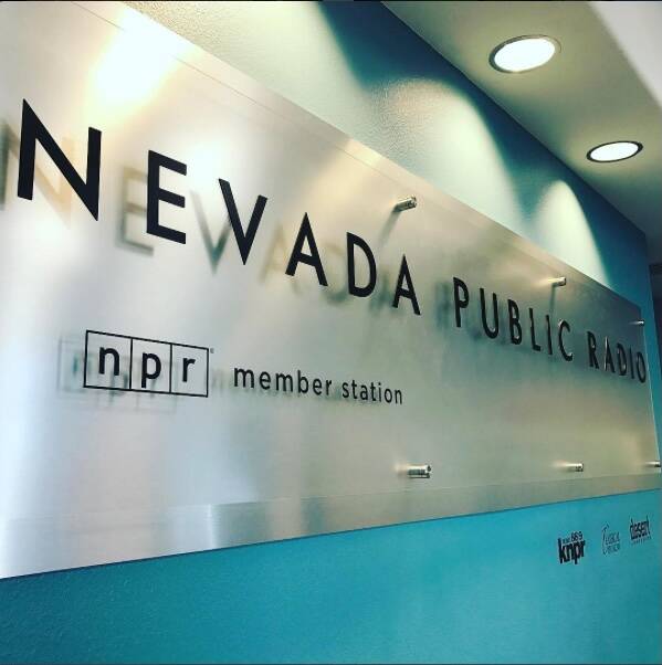 Shown is the interior of Nevada Public Radio's Las Vegas headquarters. The station's "State of ...