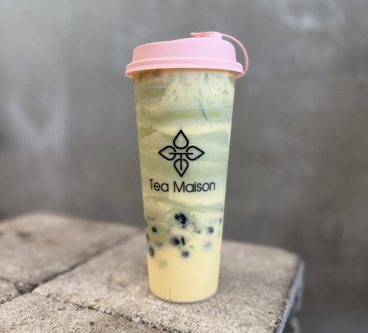 The Oreo Brûlée Matcha Milk Tea is seen at Tea Maison in south Las Vegas on Aug. 20, 2025. (K ...