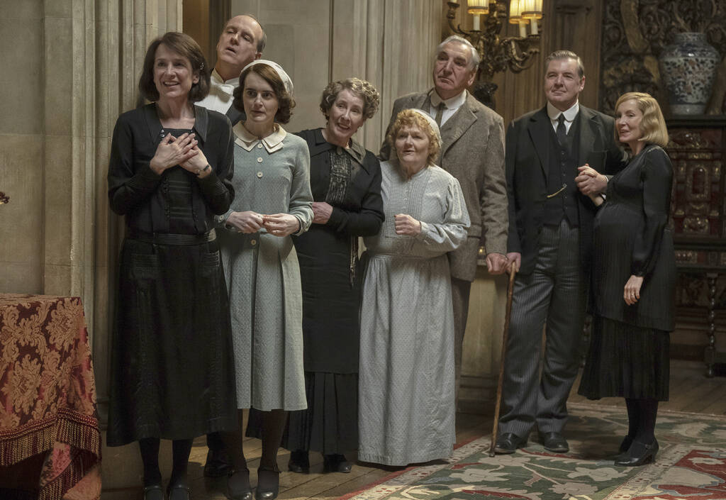 This image released by Focus Features shows Raquel Cassidy, from left, Kevin Doyle, Sophie McSh ...