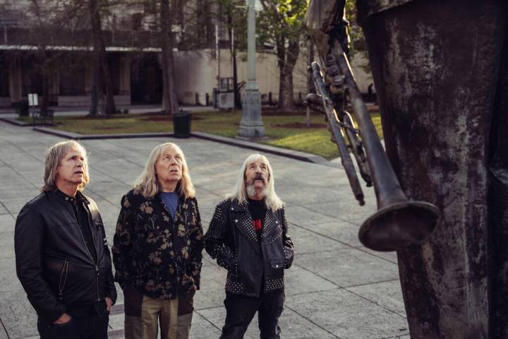 This image released by Bleecker Street shows, from left, Christopher Guest, Michael McKean, and ...