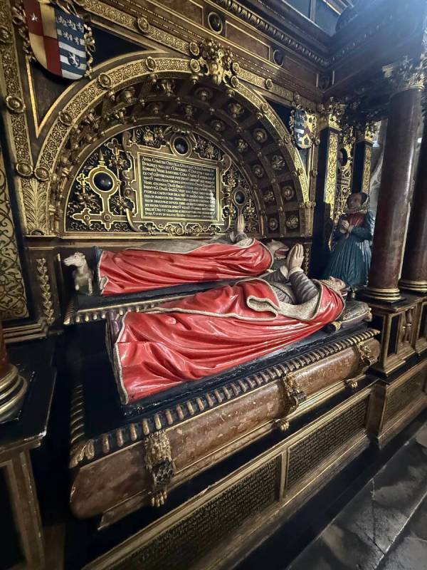 A scene from Westminster Abbey on Friday, Sept. 12, 2025. (John Katsilometes/Las Vegas Review-J ...