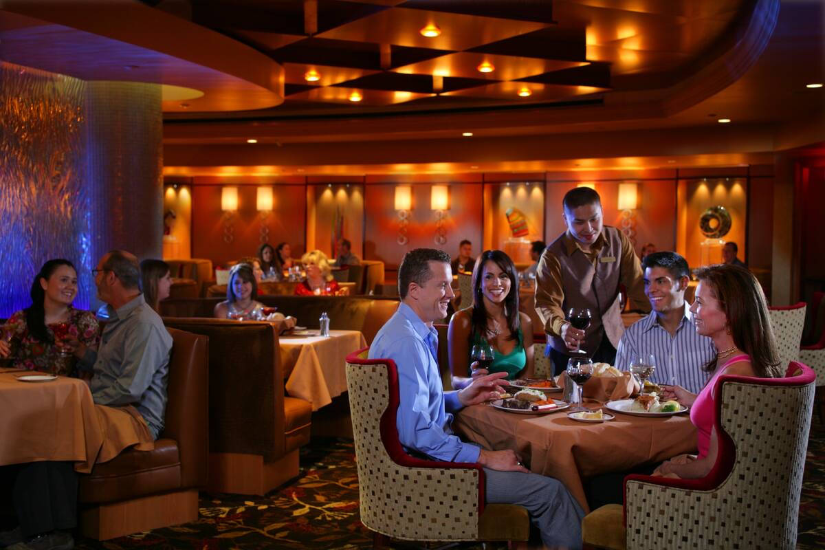 The interior of Primarily Prime Rib. (South Point)