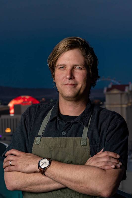 Executive chef Joe Swan of High Steaks Vegas, a modern steakhouse set to debut in October 2025 ...