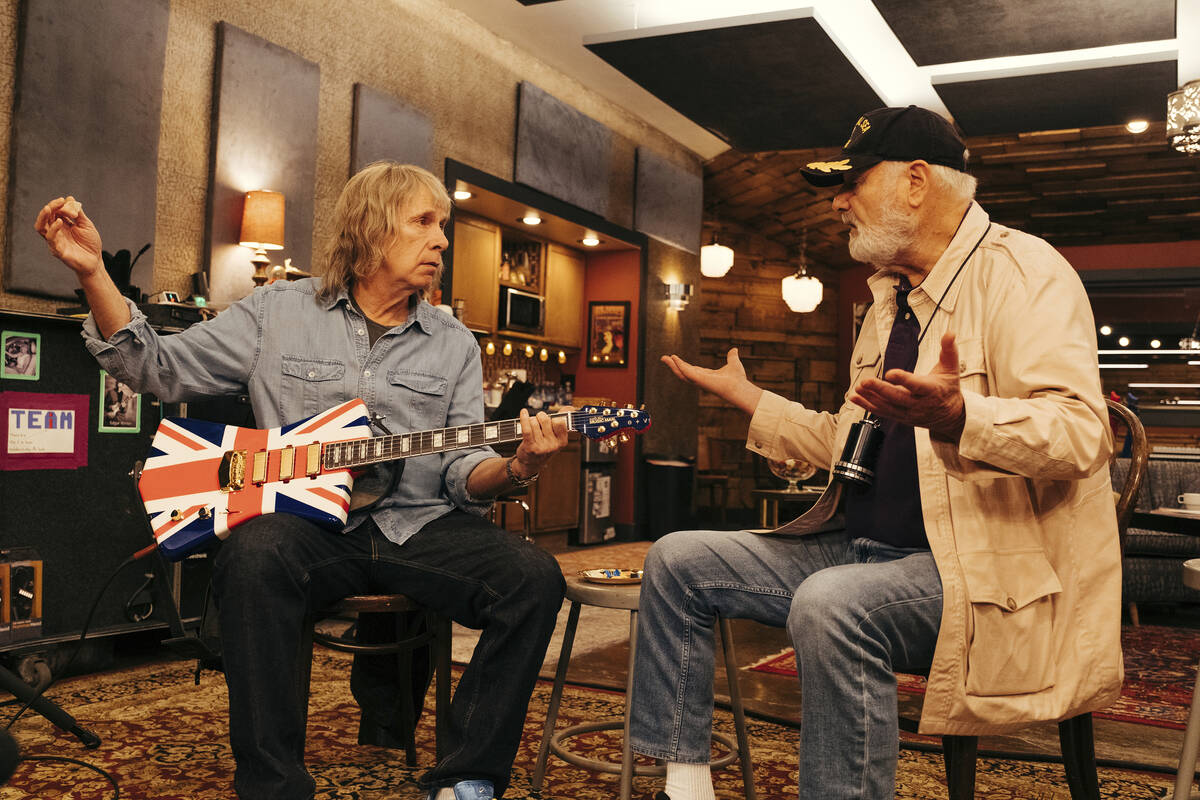 Christopher Guest, left, and Rob Reiner in a scene from the sequel "Spinal Tap II: The End ...
