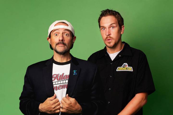 Kevin Smith, left, and Jason Mewes star in "Jay & Silent Bob On Tilt." (LiveNation)