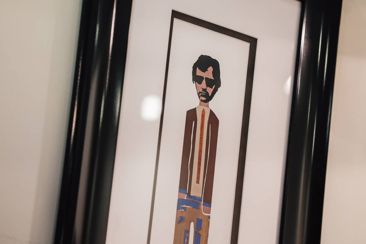 Ringo Starr’s art at the Animazing Gallery inside of the Grand Canal Shoppes Wednesday, ...