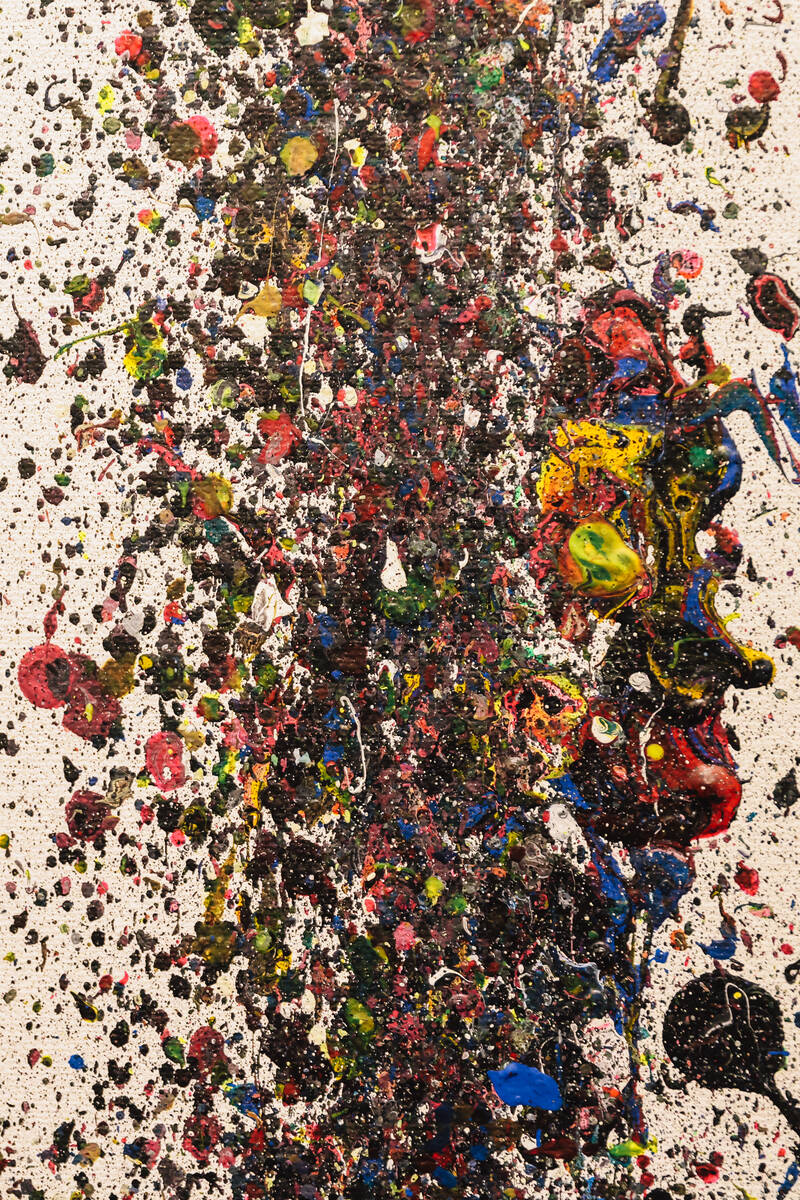 Art made by Ringo Starr at the Animazing Gallery inside of the Grand Canal Shoppes Wednesday, S ...