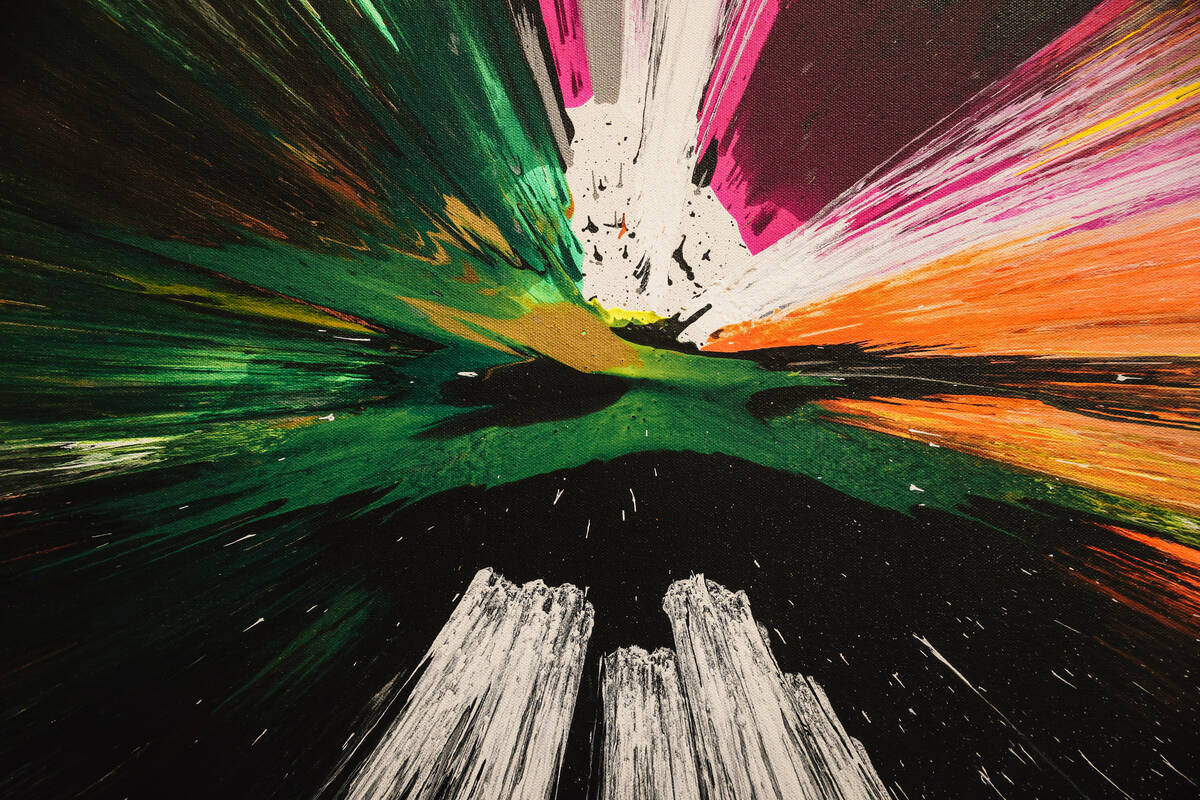 Art made by Ringo Starr at the Animazing Gallery inside of the Grand Canal Shoppes Wednesday, S ...