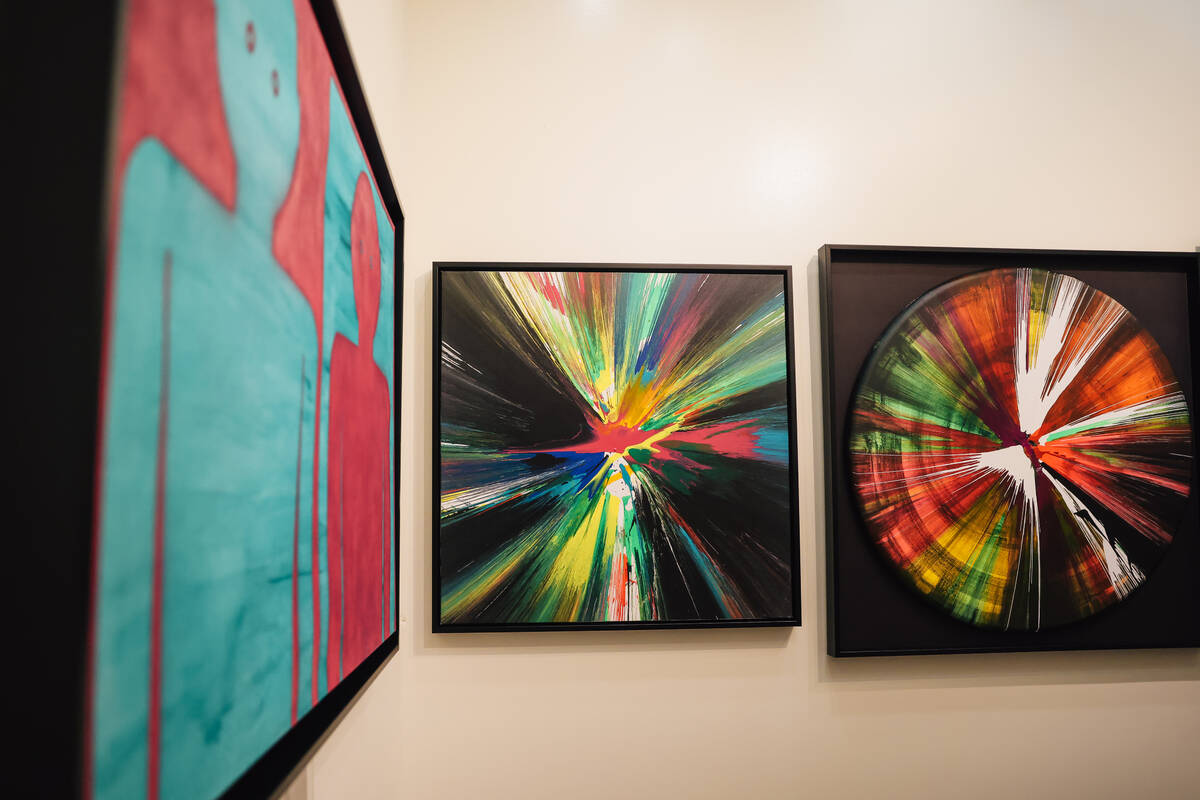 Art made by Ringo Starr at the Animazing Gallery inside of the Grand Canal Shoppes Wednesday, S ...