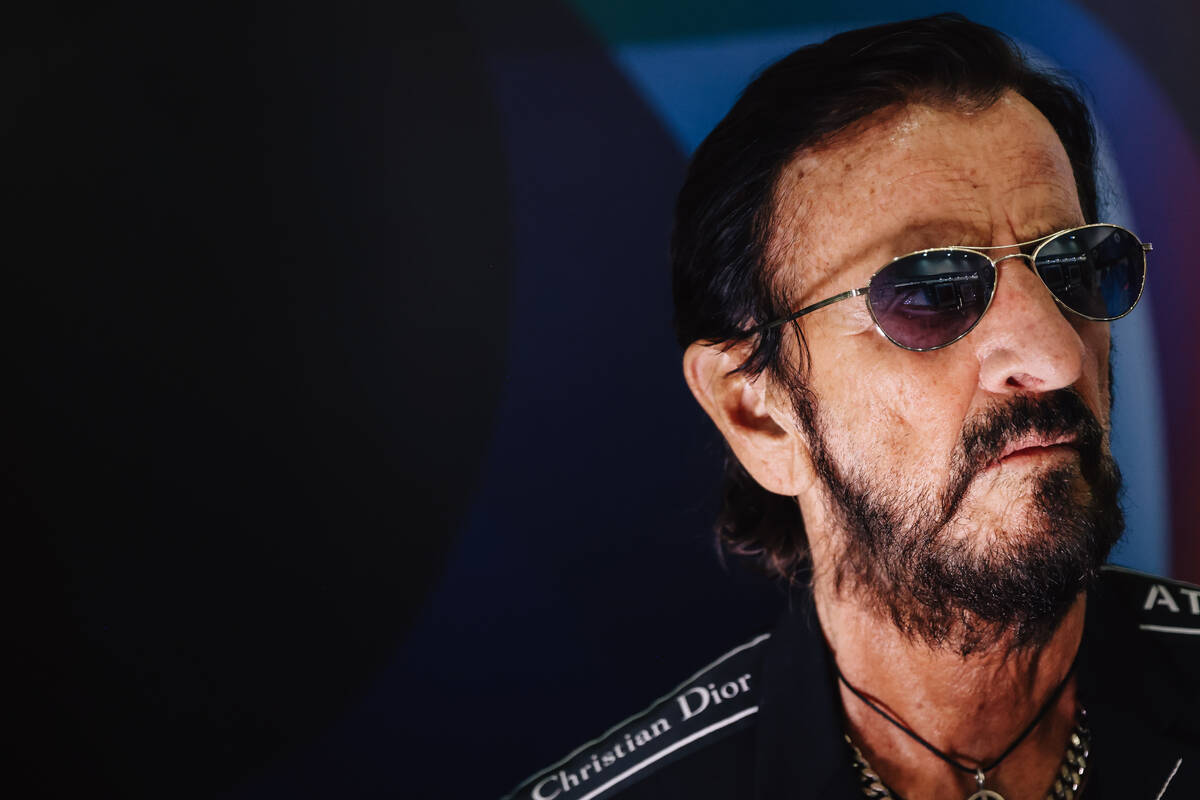 Ringo Starr at the Animazing Gallery inside of the Grand Canal Shoppes Wednesday, Sept. 17, 202 ...