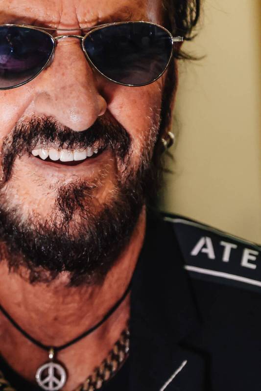 Ringo Starr at the Animazing Gallery inside of the Grand Canal Shoppes Wednesday, Sept. 17, 202 ...
