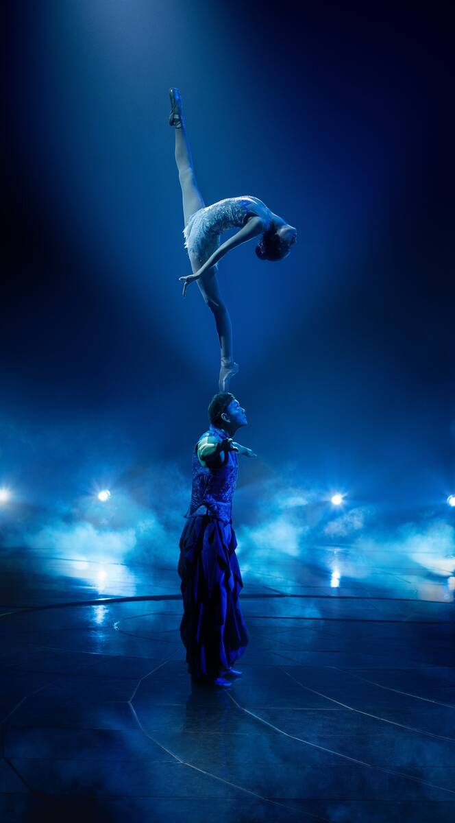 The Shoulder Ballet act is seen in "Awakening" at Wynn Las Vegas. (Wynn Las Vegas)
