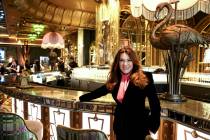 Lisa Vanderpump poses at her latest restaurant, Pinky’s by Vanderpump, at the Flamingo in Las ...