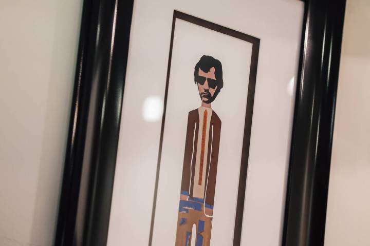 Ringo Starr’s art at the Animazing Gallery inside of the Grand Canal Shoppes Wednesday, ...