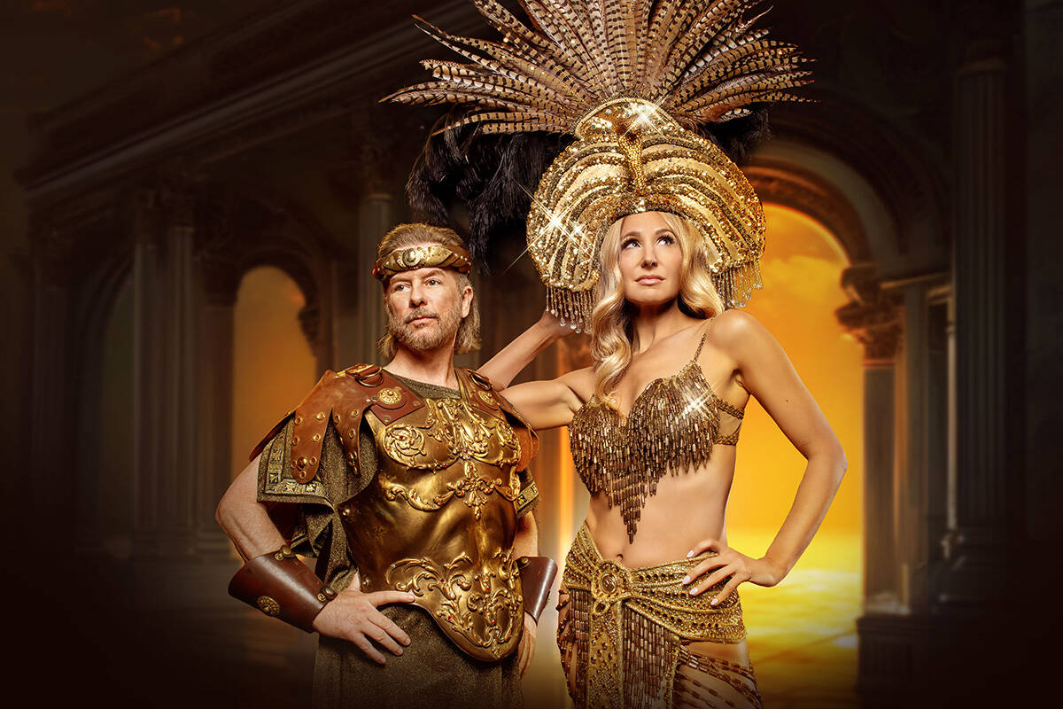David Spade, left, and Nikki Glaser are shown in a promotional image for their show at the Colo ...