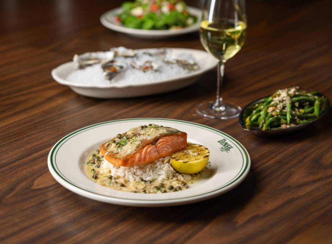 Steelhead trout at Diner Ross Steakhouse. (Spiegelworld)