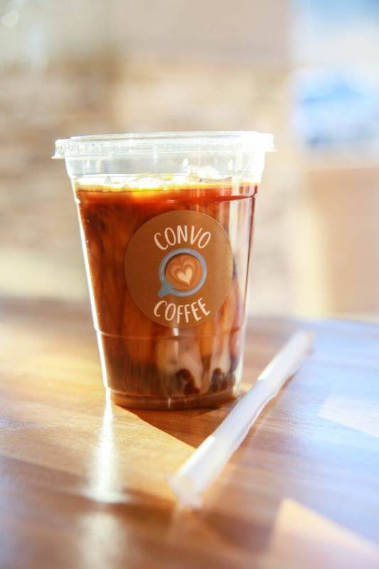 A latte is seen from Convo Coffee House. (Convo Coffee/Yelp)