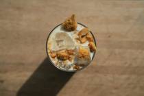The Honeycomb Latte from Vesta Coffee Roasters. (Katrina Albana)