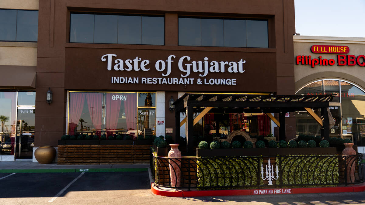 The exterior of Taste of Gujarat, an Indian restaurant opening Sept. 24, 2025, in the Silverado ...