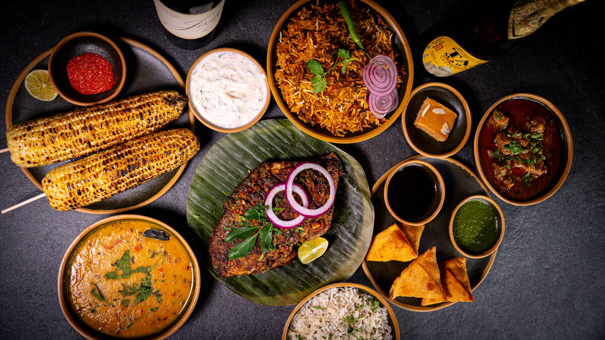 Indian regional specialties from Taste of Gujarat, an Indian restaurant opening Sept. 24, 2025, ...