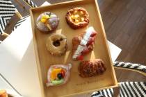 Baked goods from Paris Baguette, the global Korean bakery chain. The owner of several Paris Bag ...