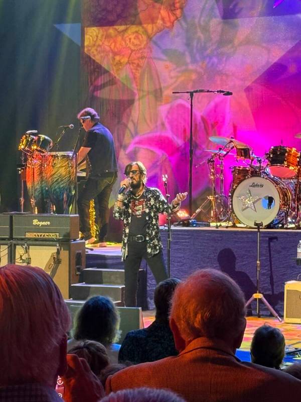 Ringo Starr performs with his All-Starr Band at The Venetian Theatre on Friday, Sept. 26, 2025. ...