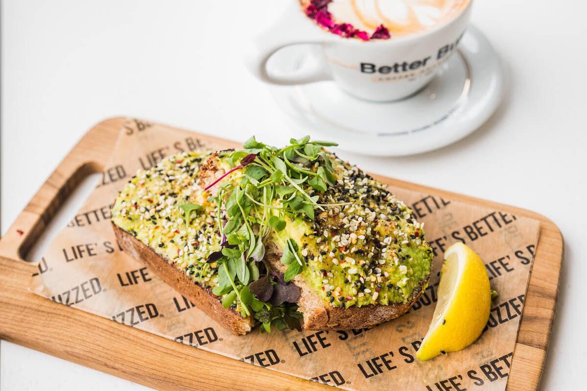 Three-seed avocado toast from Better Buzz Coffee Roasters, which is opening it third shop in th ...