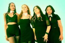 She Loves You, Las Vegas's new (and only) female Beatles tribute band, are shown from left: Ani ...
