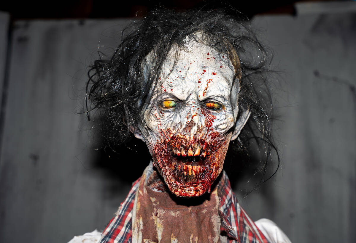 Props from a ground zero, nuclear breakdown–themed haunted house are set up for Circus C ...