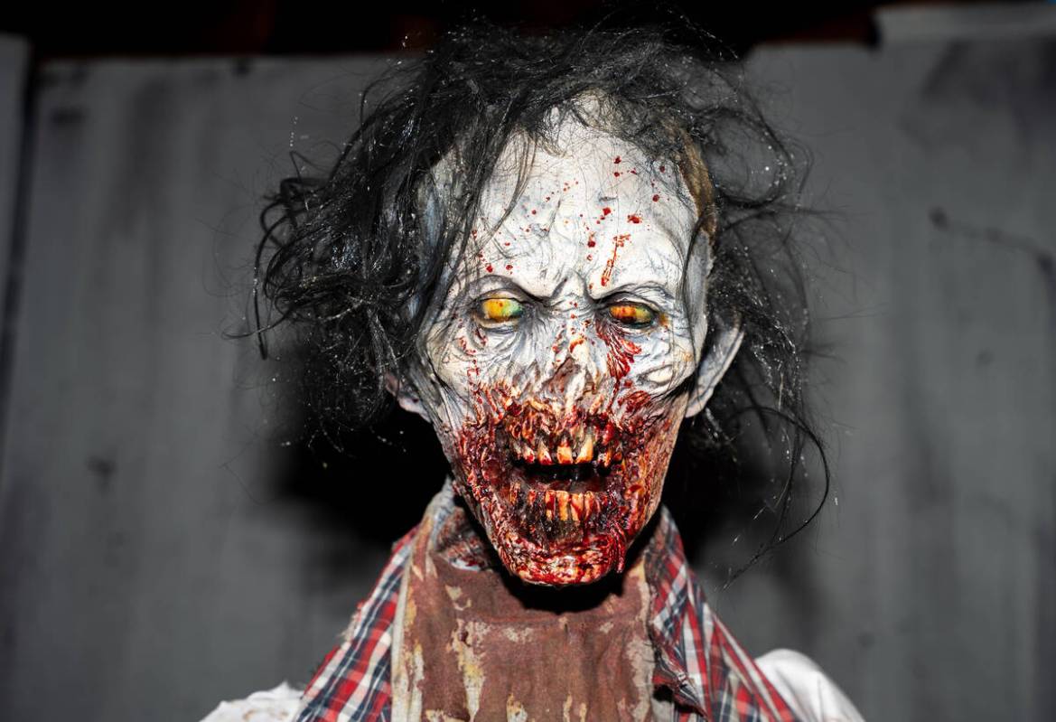 Props from a ground zero, nuclear breakdown–themed haunted house are set up for Circus C ...