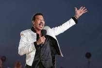 Lionel Richie performs during a concert at Windsor Castle in Windsor, England, Sunday, May 7, 2 ...