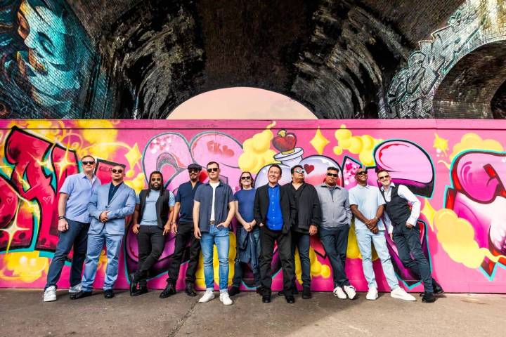 UB40 is shown at the center of this undated band photo. (AEG Presents Las Vegas/UB40)