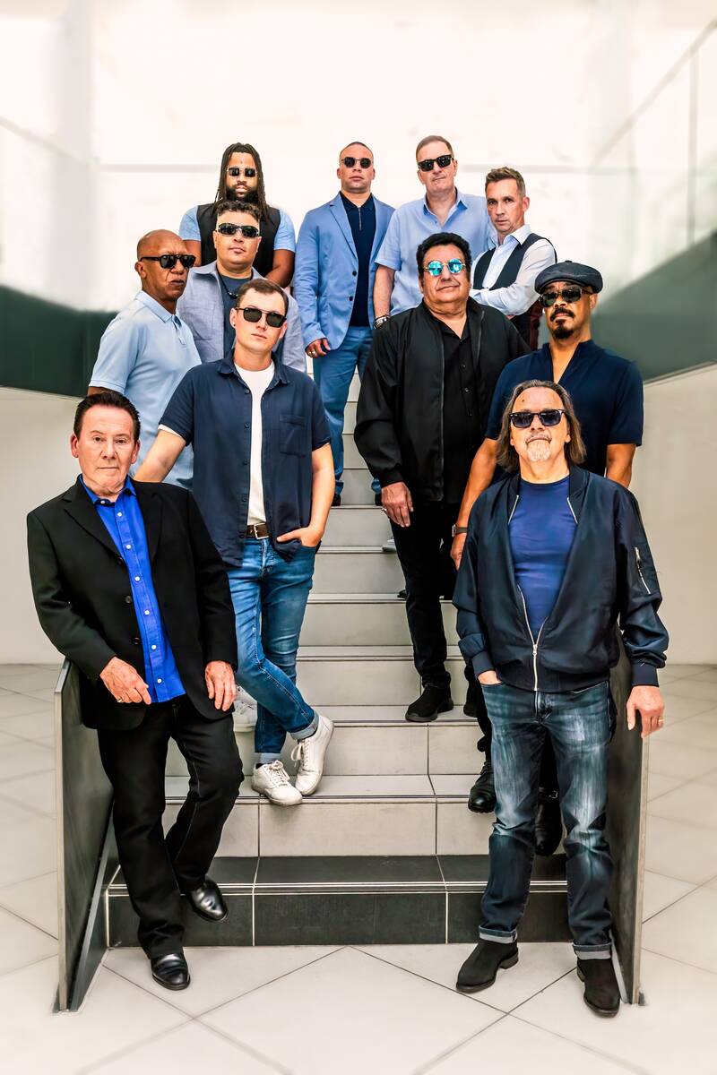 UB40 is shown at the center of this undated band photo. (AEG Presents Las Vegas/UB40)
