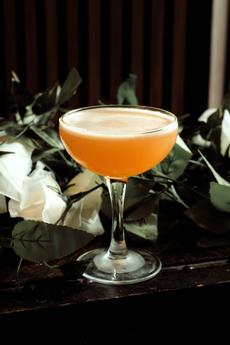 A Spicy Sammy cocktail from White Whale, a cocktail lounge opening in mid-October 2025 in downt ...