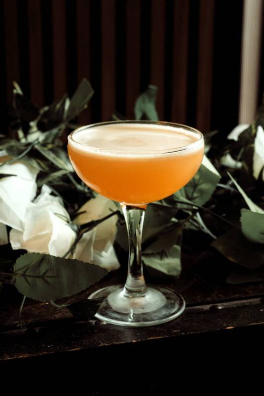 A Spicy Sammy cocktail from White Whale, a cocktail lounge opening in mid-October 2025 in downt ...
