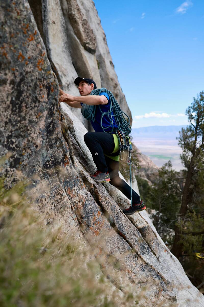 Alex Honnold, an accomplished climber, is hosting a new travel show about Nevada. (J.J. Kelley)